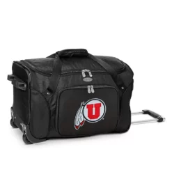 Denco Utah Utes 22-Inch Wheeled Duffel Bag