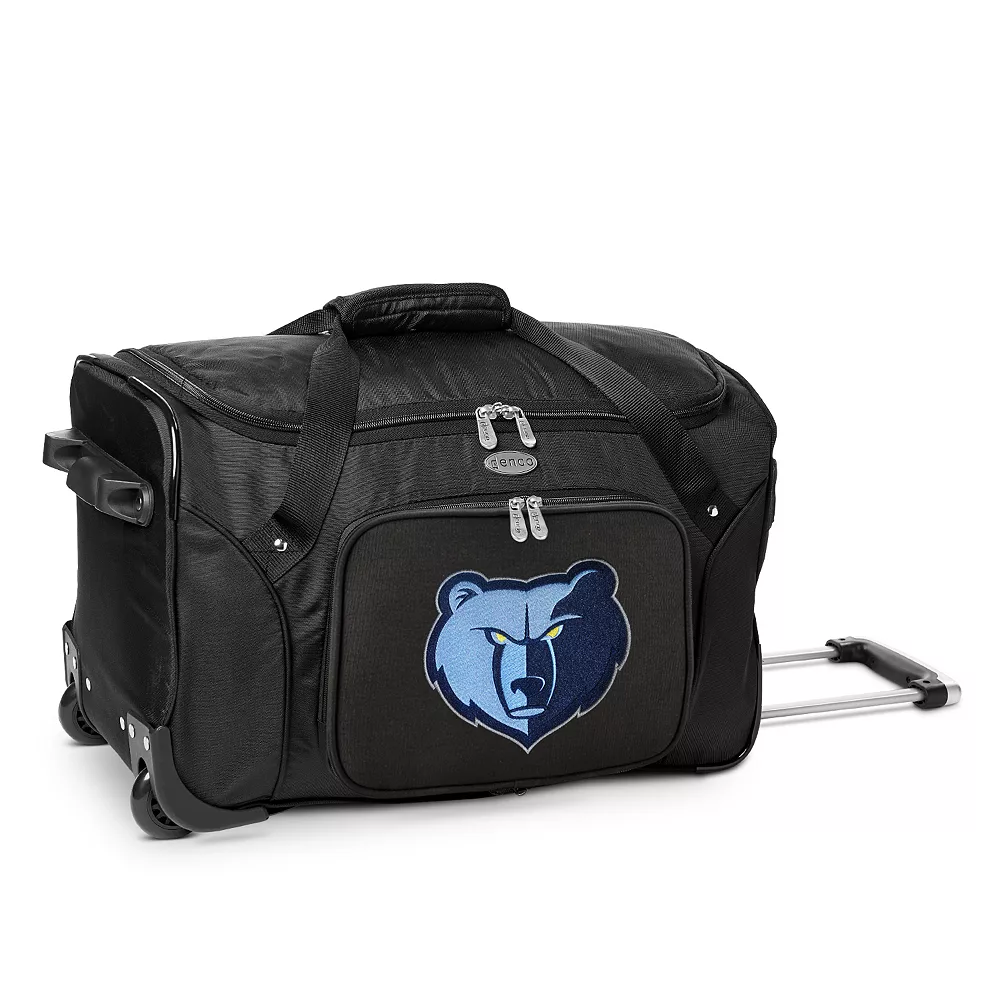 Denco Memphis Grizzlies 22-Inch Wheeled Duffel Bag 3 Denco Memphis Grizzlies 22-Inch Wheeled Duffel Bag