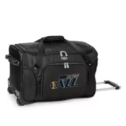 Denco Utah Jazz 22-Inch Wheeled Duffel Bag