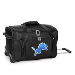 Denco Detroit Lions 22-Inch Wheeled Duffel Bag