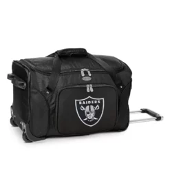 Denco Oakland Raiders 22-Inch Wheeled Duffel Bag