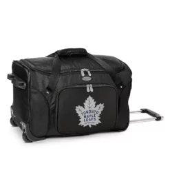 Denco Toronto Maple Leafs 22-Inch Wheeled Duffel Bag