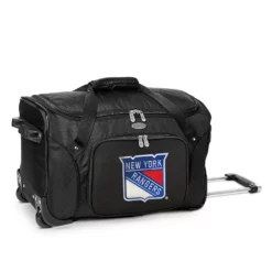 Denco New York Rangers 22-Inch Wheeled Duffel Bag