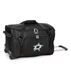 Denco Dallas Stars 22-Inch Wheeled Duffel Bag