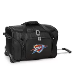 Denco Oklahoma City Thunder 22-Inch Wheeled Duffel Bag