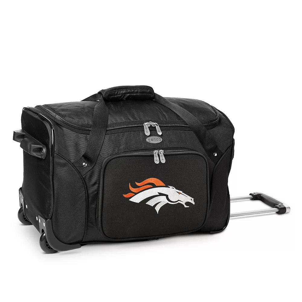 Denco Denver Broncos 22-Inch Wheeled Duffel Bag 3 Denco Denver Broncos 22-Inch Wheeled Duffel Bag