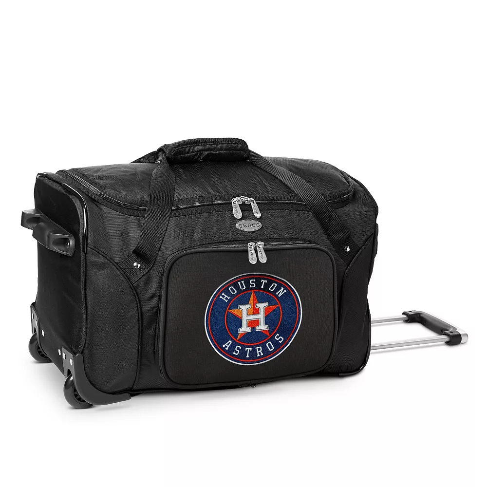 Houston Astros 22-Inch Wheeled Duffel Bag 3 Houston Astros 22-Inch Wheeled Duffel Bag