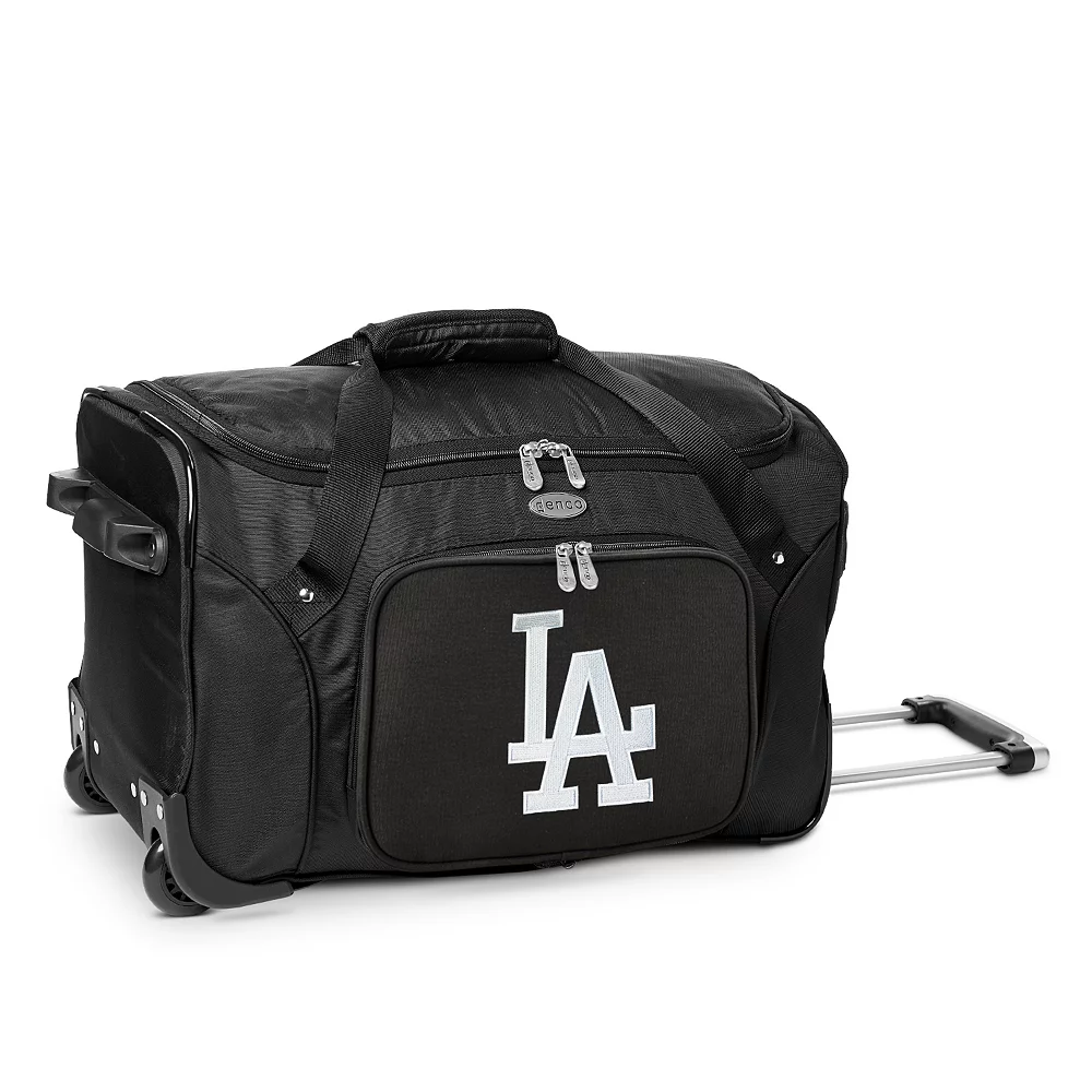 MLB Los Angeles Dodgers 22-Inch Wheeled Duffel Bag 3 MLB Los Angeles Dodgers 22-Inch Wheeled Duffel Bag