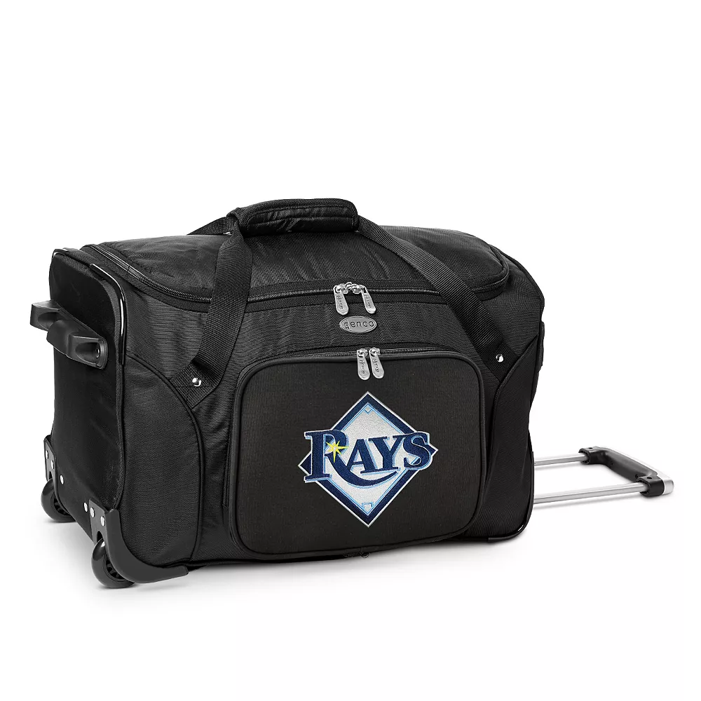 Tampa Bay Rays 22-Inch Wheeled Duffel Bag 3 Tampa Bay Rays 22-Inch Wheeled Duffel Bag