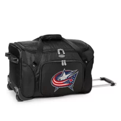 Denco Columbus Blue Jackets 22-Inch Wheeled Duffel Bag