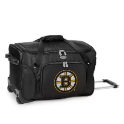 Denco Boston Bruins Wheeled Carry-On Duffel Bag