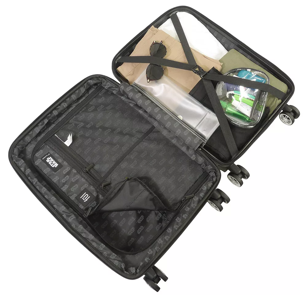 Ful Star Wars Darth Vader Embossed 25-Inch Hardside Spinner Luggage 6 Ful Star Wars Darth Vader Embossed 25-Inch Hardside Spinner Luggage - Image 4