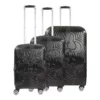 Ful Disney's Minnie Mouse Playful 3-Piece Hardside Spinner Luggage Set -Travelpro Sales 5931259 Black