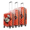 Ful Disney's Minnie Mouse Printed Polka Dot II 3-Piece Hardside Spinner Luggage Set -Travelpro Sales 5931282