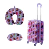Ful Afro Unicorn 3-Piece 21-Inch Carry-On Hardside Spinner Luggage, Neck Pillow And Eye Mask Set -Travelpro Sales 6238190 Purple Unicorn